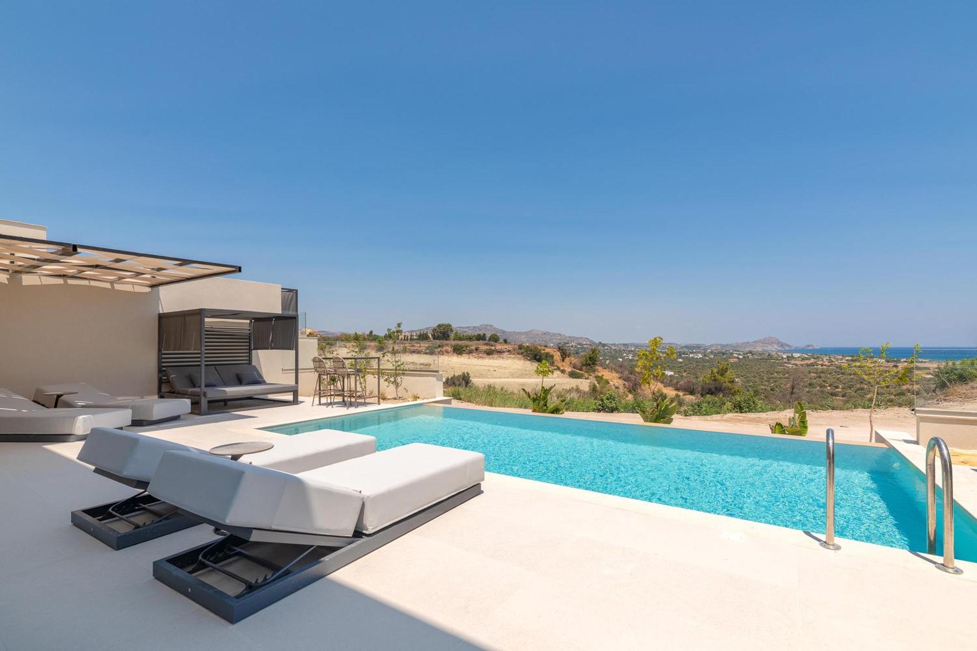 Villa Trapezia Luxury Living à Kolymbia Extérieur photo