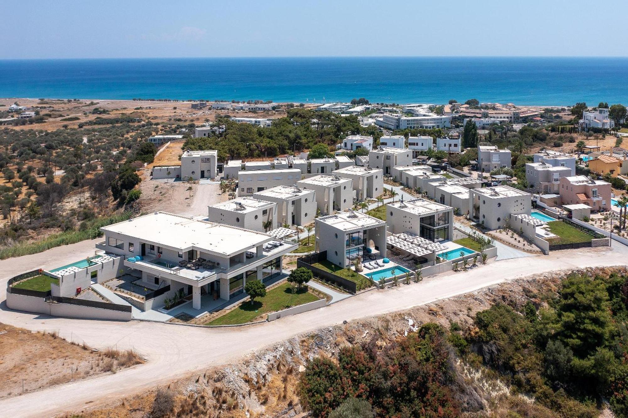 Villa Trapezia Luxury Living à Kolymbia Extérieur photo