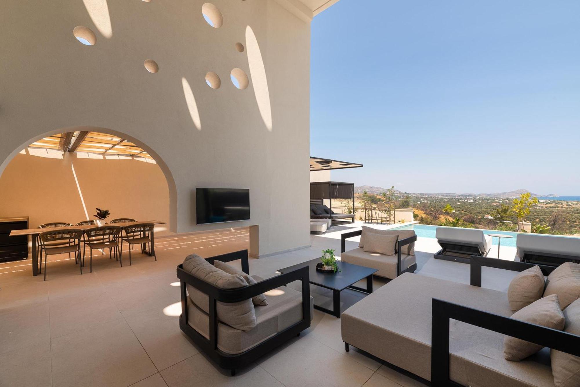 Villa Trapezia Luxury Living à Kolymbia Extérieur photo